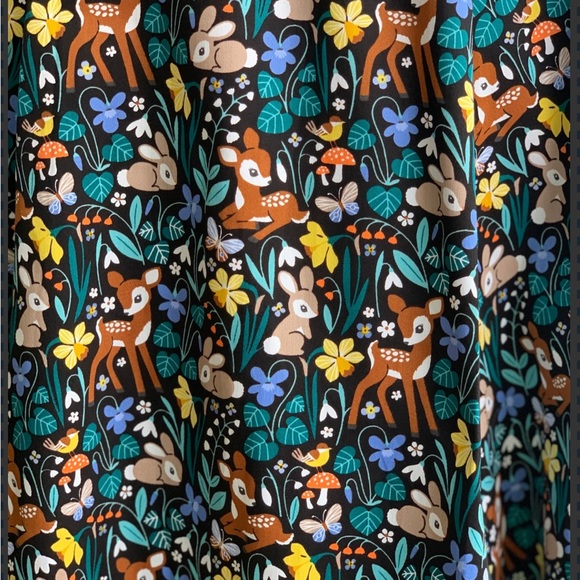 Bambi Floral Print V Neck Dress by Eva Rose - Picture 6 of 10